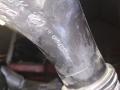 патрубок интеркулера Renault Megane 2 поколение 2004, 1.5 л., дизель, МКПП, 8200453501 - фото №4
