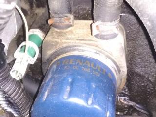 теплообменник масляного фильтра Renault Scenic 1 поколение [рестайлинг] 2002, 1.9 л., дизель, МКПП