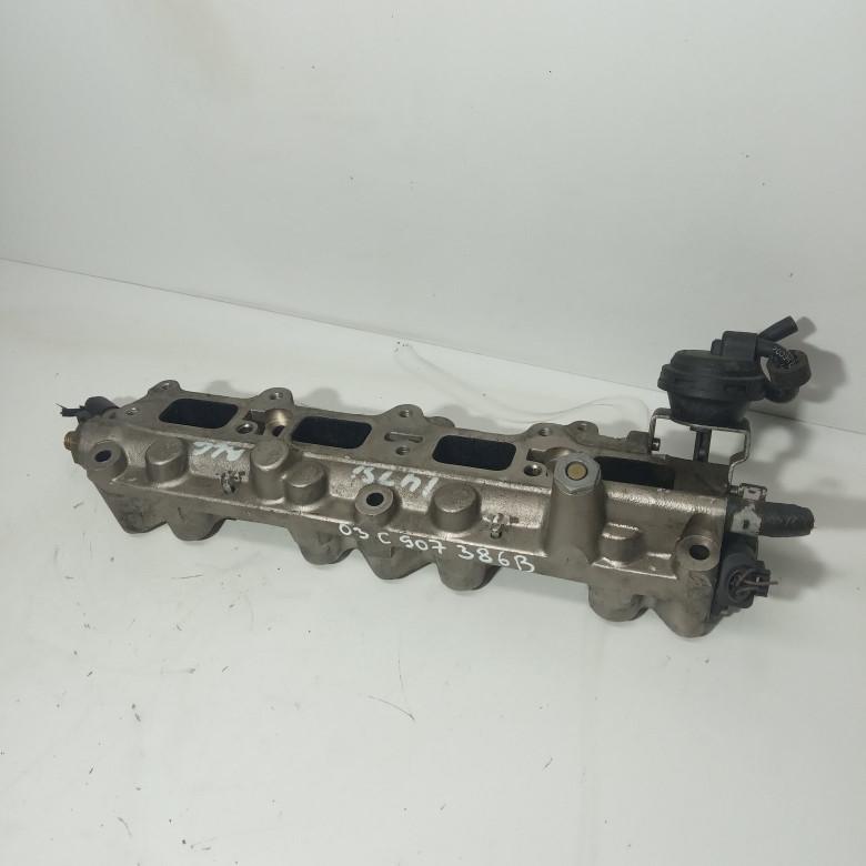 топливная рампа Volkswagen Passat B6 2007, 1.4 л., бензин, АКПП, седан, 03C906051H, 03C907386B, GK00286 - фото №1