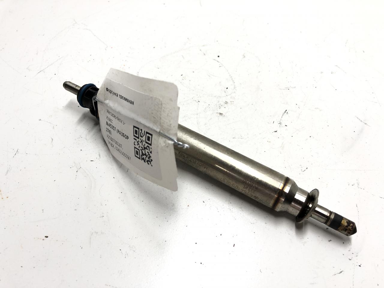 форсунка Mercedes-Benz E-Класс W213/S213/C238/A238 2018, 3.0 л., бензин, АКПП, A2560700187, 342EX, 0261500397 - фото №1