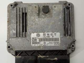 блок управления двигателем Volkswagen Golf 5 поколение 2009, 1.9 л., дизель, 03G906021FD, 0281013089
