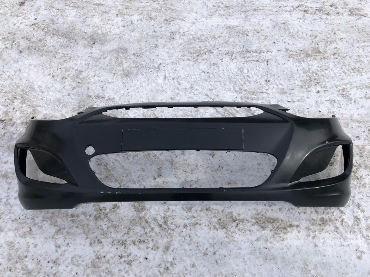 бампер передний Hyundai Solaris 1 поколение 2011, 865114L000, 865111R000 - фото №1