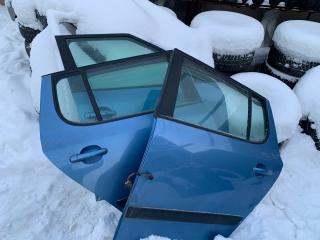 дверь задняя правая Skoda Fabia 2 поколение (5J) [рестайлинг] 2010, 1Z0821105C, 1Z0821105D