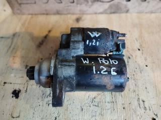 стартер Volkswagen Polo 4 поколение [рестайлинг] 2006, 1.2 л., бензин, МКПП