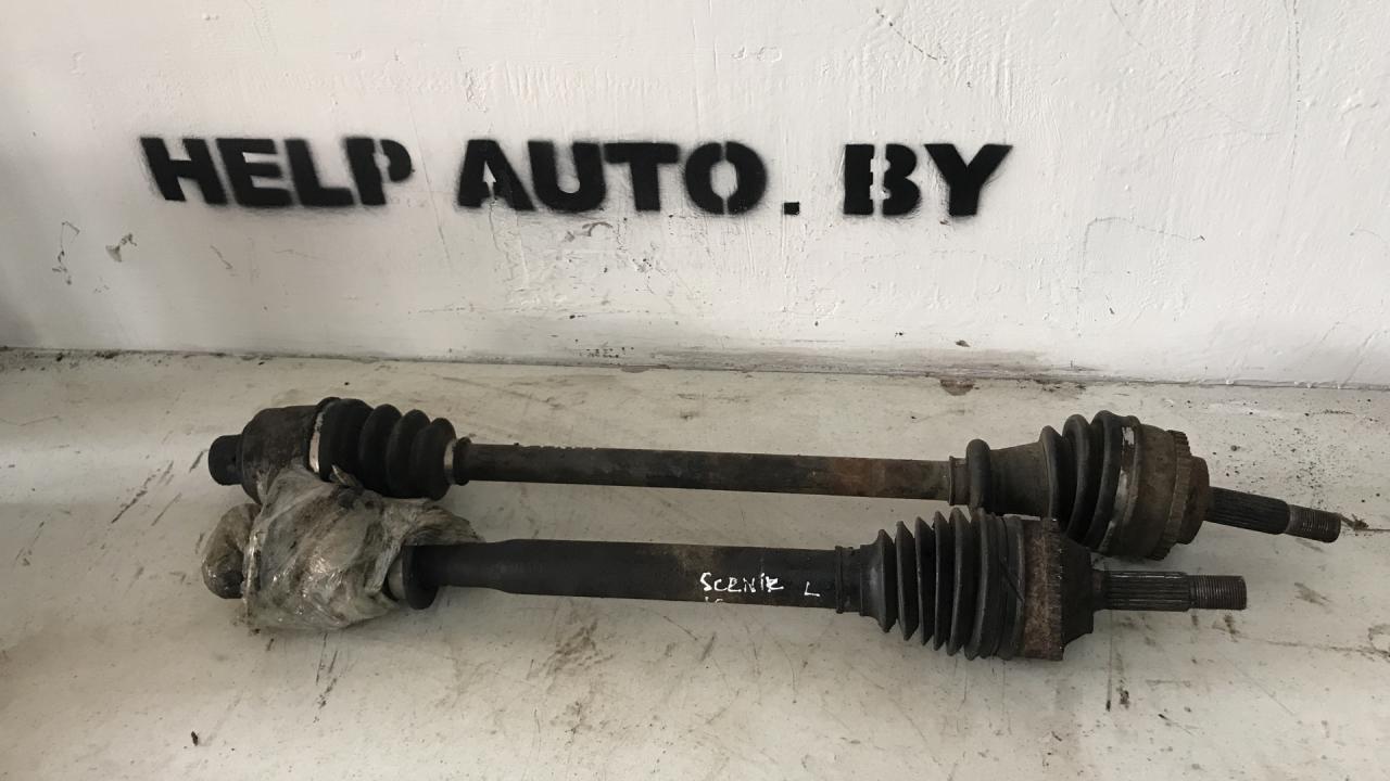 полуось передняя левая (приводной вал, ШРУС) Renault Scenic 1 поколение 1997, 1.6 л., бензин - фото №1