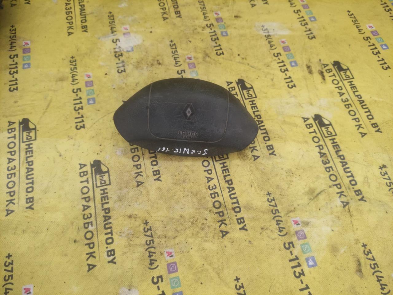 подушка безопасности водителя Renault Scenic 1 поколение (1996 - 1999), 1.6 л., бензин, МКПП, минивэн - фото №1