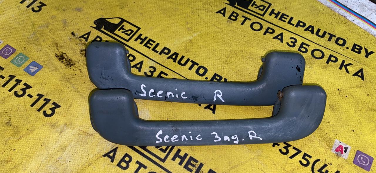 ручка внутренняя потолочная Renault Scenic 1 поколение 1998, 2.0 л., i, бензин, АКПП, минивэн, передний привод, F3R, J, 728, G, 791 - фото №1