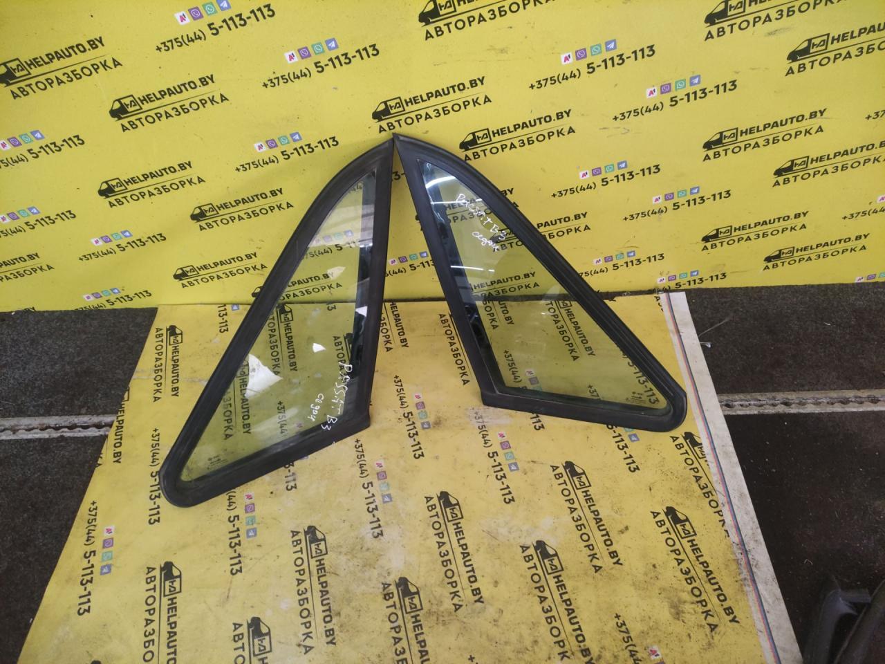 стекло кузовное боковое правое Volkswagen Passat B3 1992, 1.8 л., бензин, МКПП, седан, передний привод, RP, RP252440 - фото №1