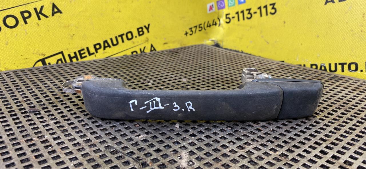 ручка наружная задняя правая Volkswagen Golf 3 поколение 1996, 1.5 л., mono, бензин, МКПП, хетчбэк 5 дв., передний привод, ABD - фото №1