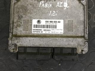 блок управления двигателем Skoda Fabia 1 поколение (6Y) [рестайлинг] 2006, 1.2 л., HPT, бензин, МКПП, универсал, передний привод, AZQ