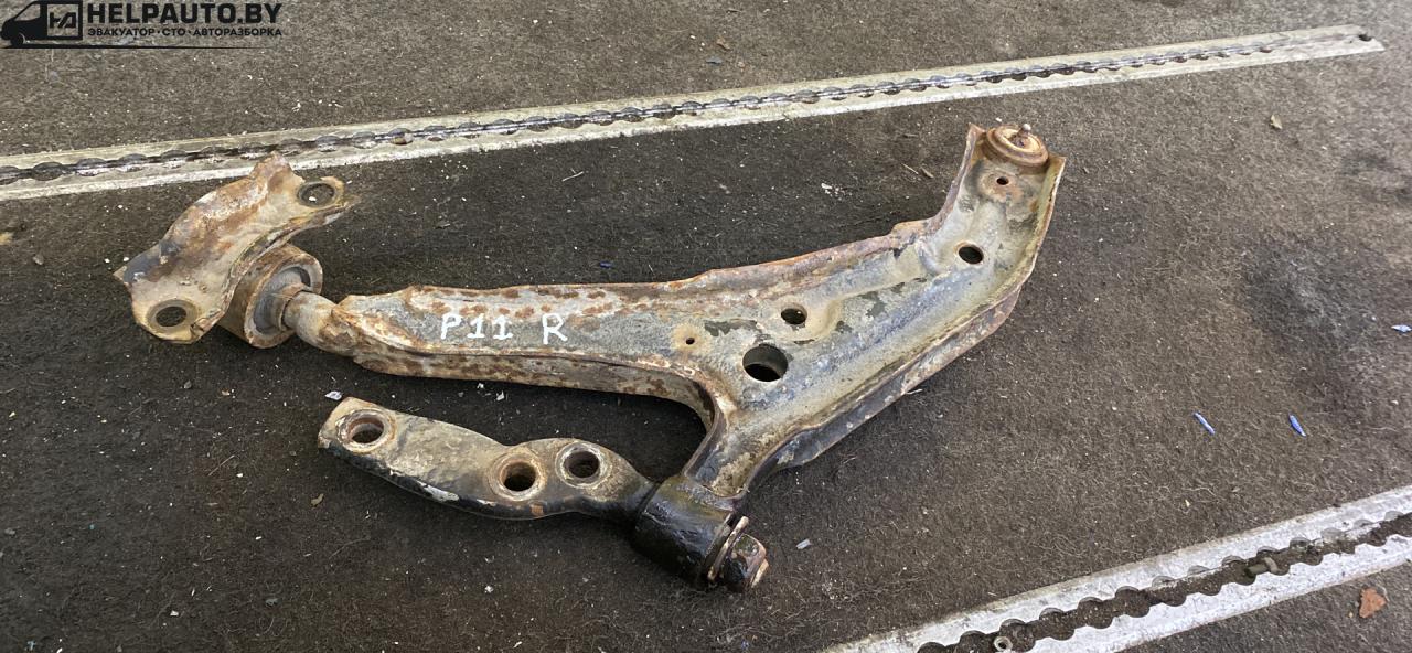 рычаг передний правый Nissan Primera P11 1998, 1.6 л., i, бензин, МКПП, хетчбэк 5 дв., передний привод, GA16 - фото №1
