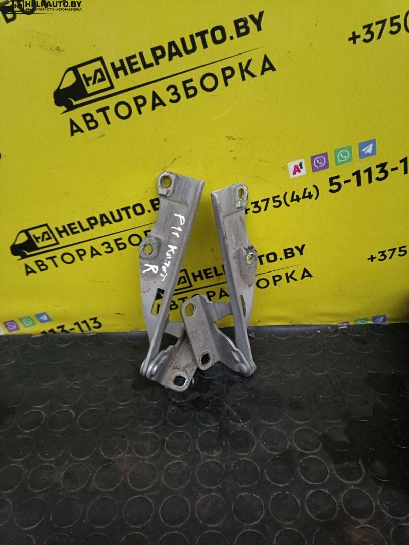 петля капота левая Nissan Primera P11 1998, 1.6 л., i, бензин, МКПП, хетчбэк 5 дв., передний привод, GA16 - фото №1