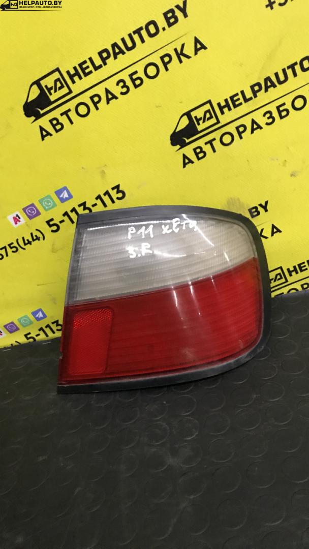 фонарь задний правый Nissan Primera P11 1998, 1.6 л., i, бензин, МКПП, хетчбэк 5 дв., передний привод, GA16 - фото №1