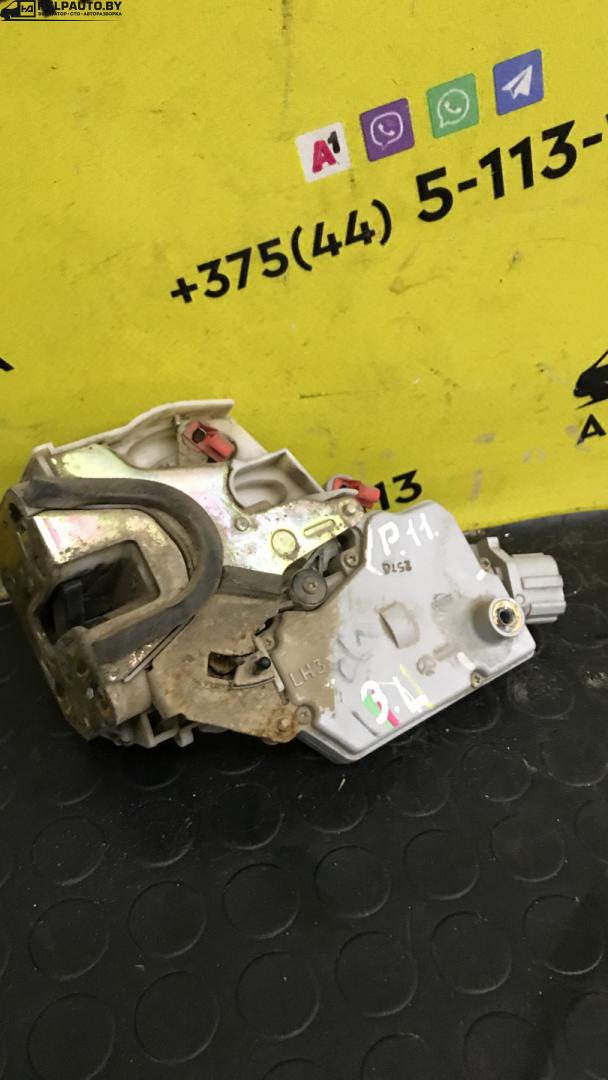 замок двери задней левой Nissan Primera P11 1998, 1.6 л., i, бензин, МКПП, хетчбэк 5 дв., передний привод, GA16 - фото №1