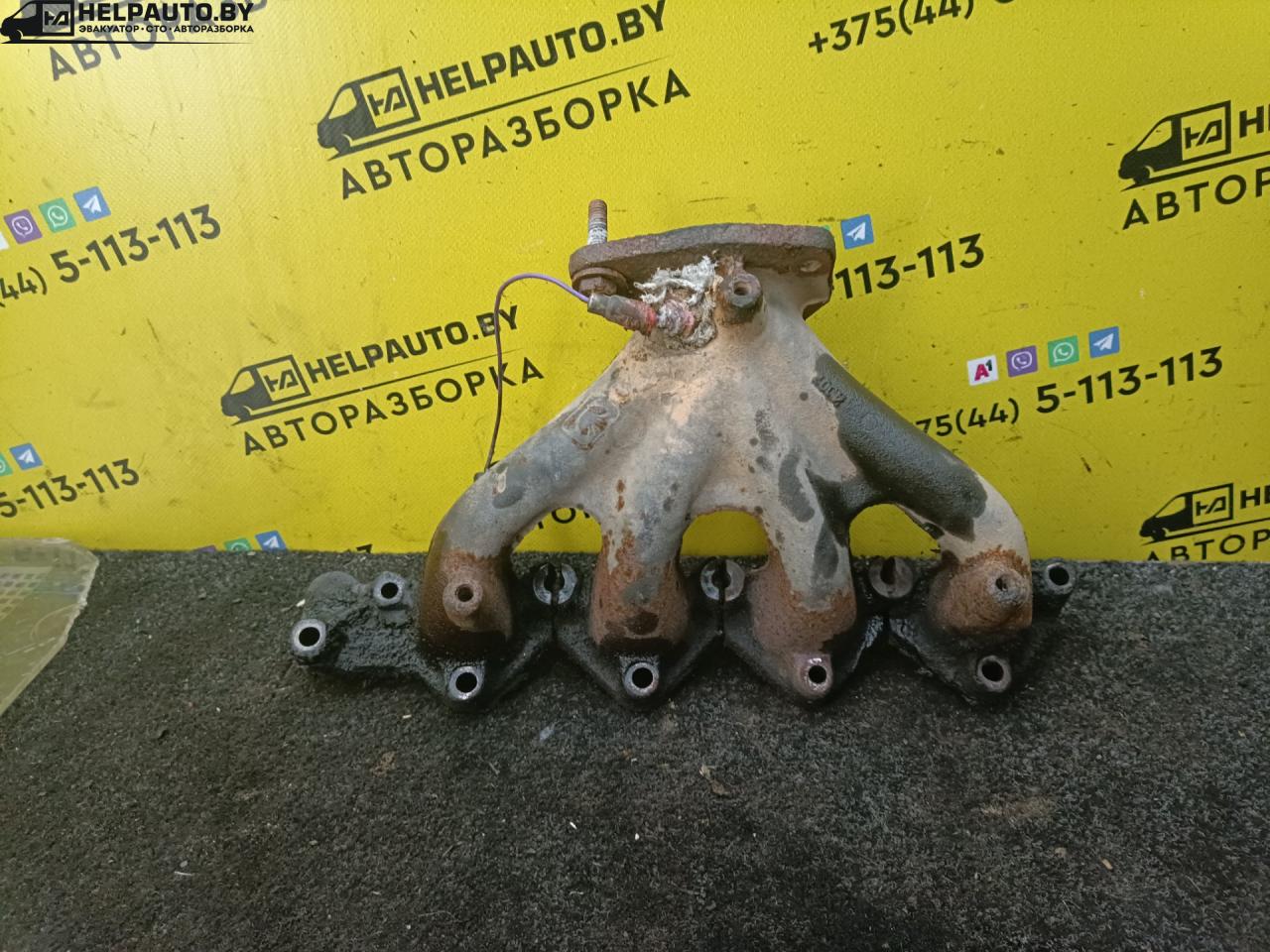 коллектор выпускной Daewoo Nubira J100 1998, 1.6 л., i, бензин, МКПП, хетчбэк 5 дв., передний привод, A16DMS - фото №1