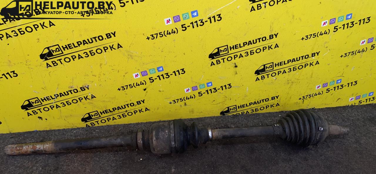 полуось передняя правая (приводной вал, ШРУС) Peugeot 307 1 поколение 2005, 1.6 л., дизель - фото №1