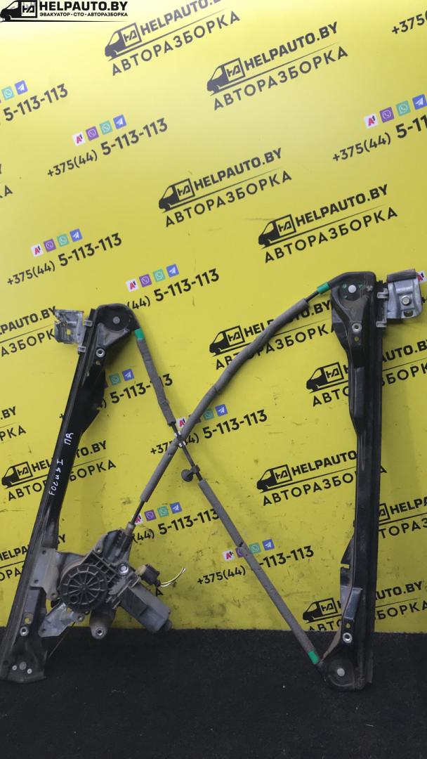 стеклоподъемник электрический передний правый Ford Focus 1 поколение 2000, МКПП, седан, передний привод - фото №1