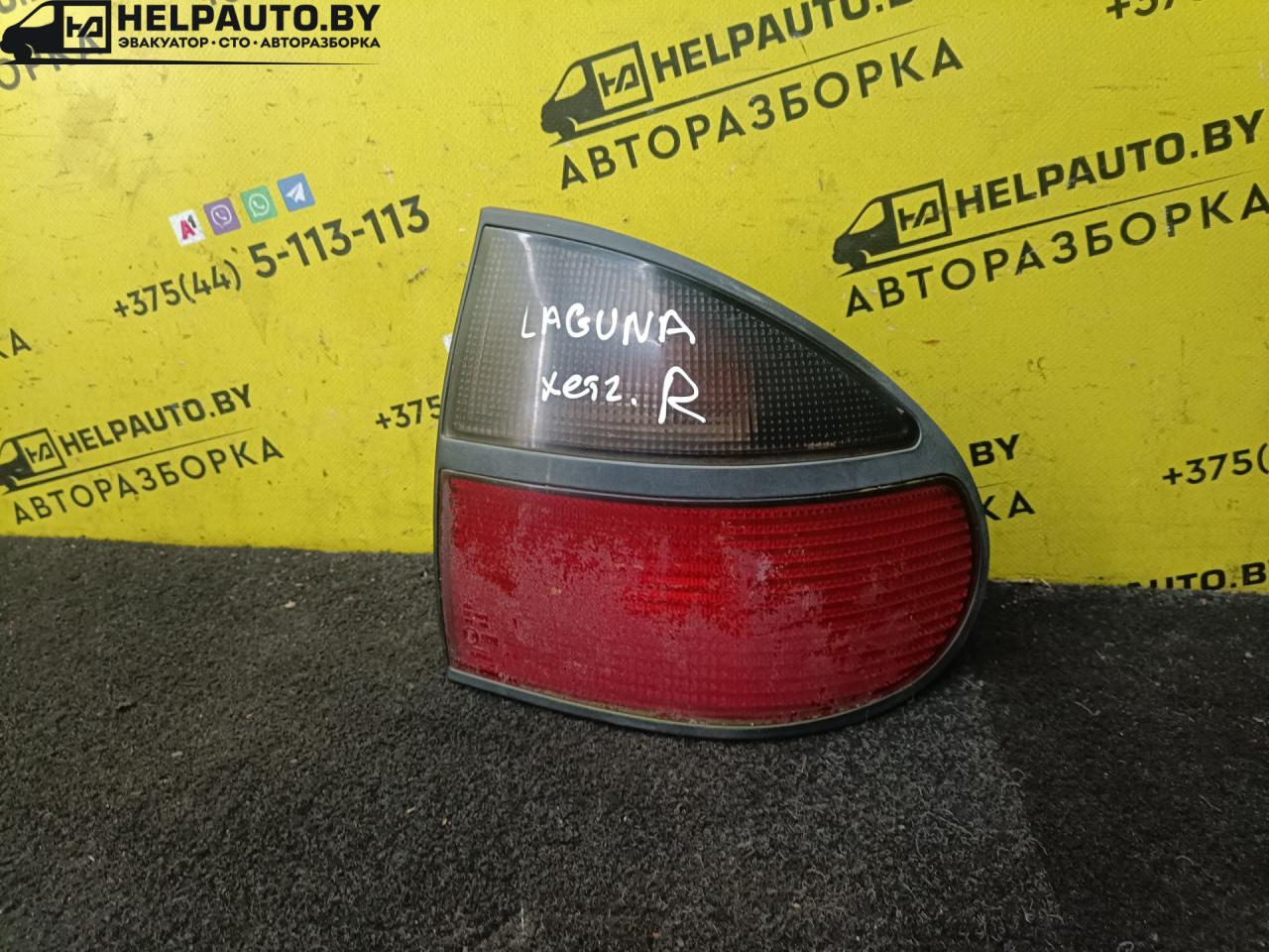 фонарь задний правый Renault Laguna 1 поколение 1998, 2.0 л., бензин, МКПП, хетчбэк 5 дв., передний привод, F3P - фото №1