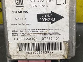 блок AirBag Opel Omega B 1998, 90492467