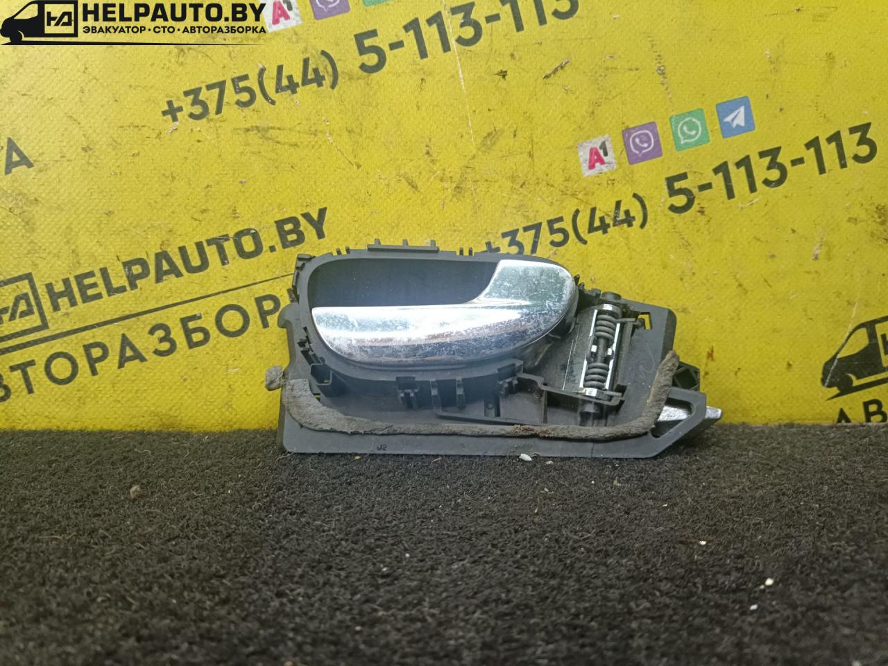 ручка внутренняя передняя правая Peugeot 307 1 поколение 2003 - фото №1