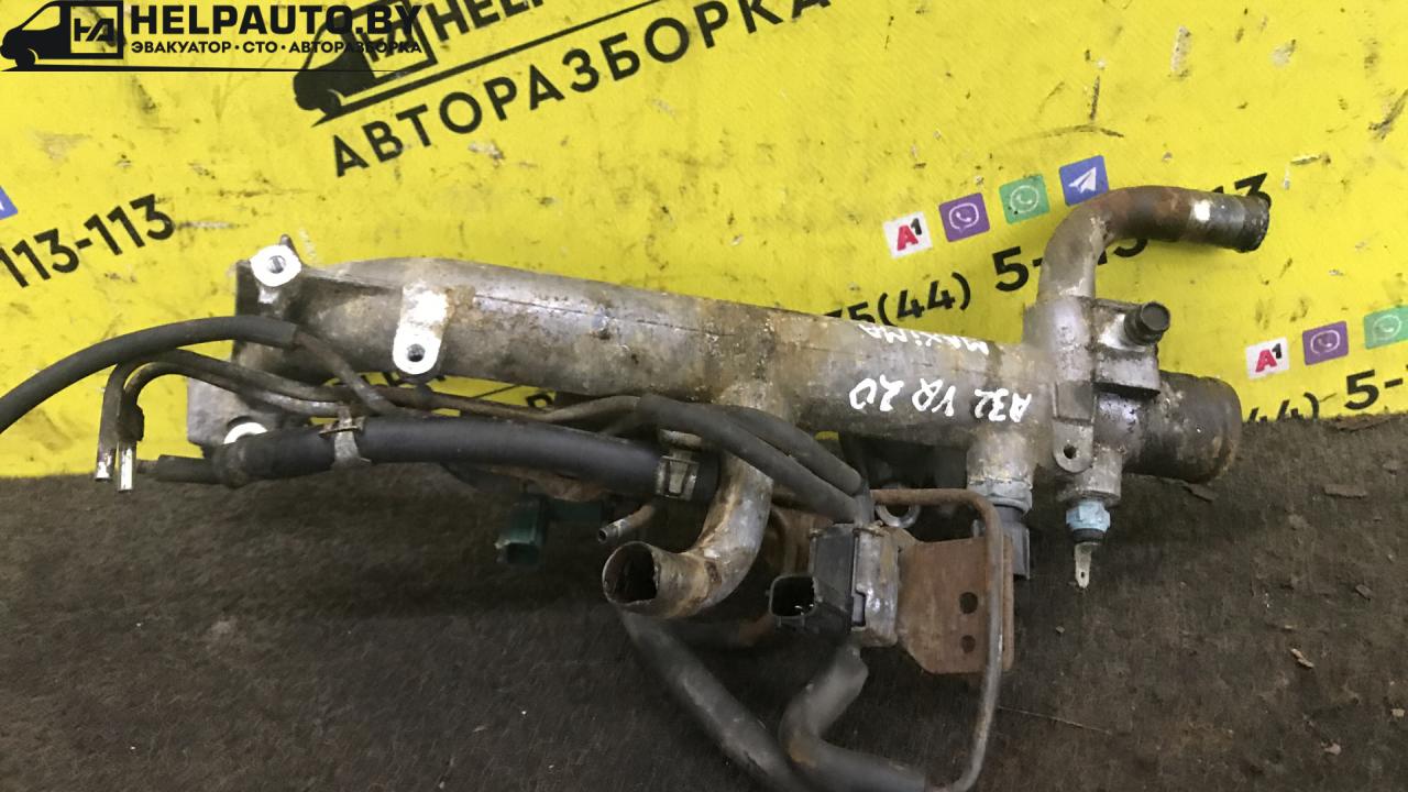 корпус термостата Nissan Maxima A32 1999, 2.0 л., i, бензин, МКПП, седан, передний привод, VQ20 - фото №1