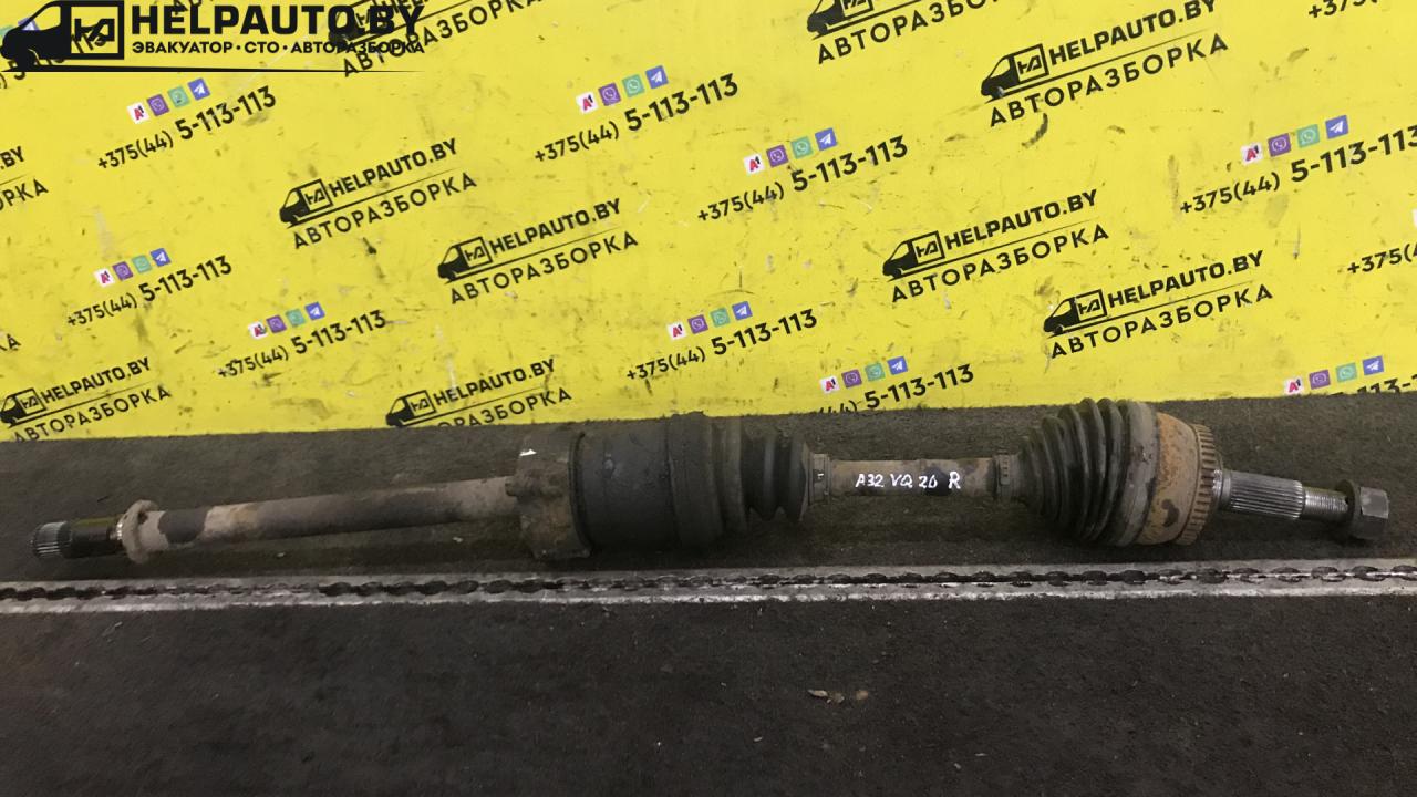 полуось передняя правая (приводной вал, ШРУС) Nissan Maxima A32 1999, 2.0 л., i, бензин, МКПП, седан, передний привод, VQ20 - фото №1