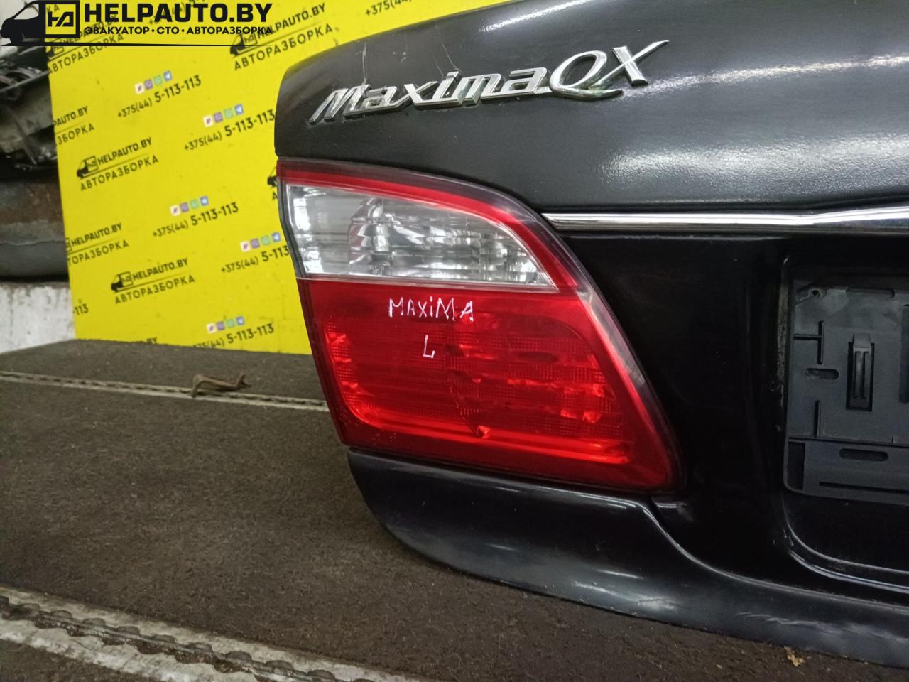 фонарь крышки багажника левый Nissan Maxima A33 2003, 2.0 л., i, бензин, АКПП, седан, передний привод, VQ20DE - фото №1