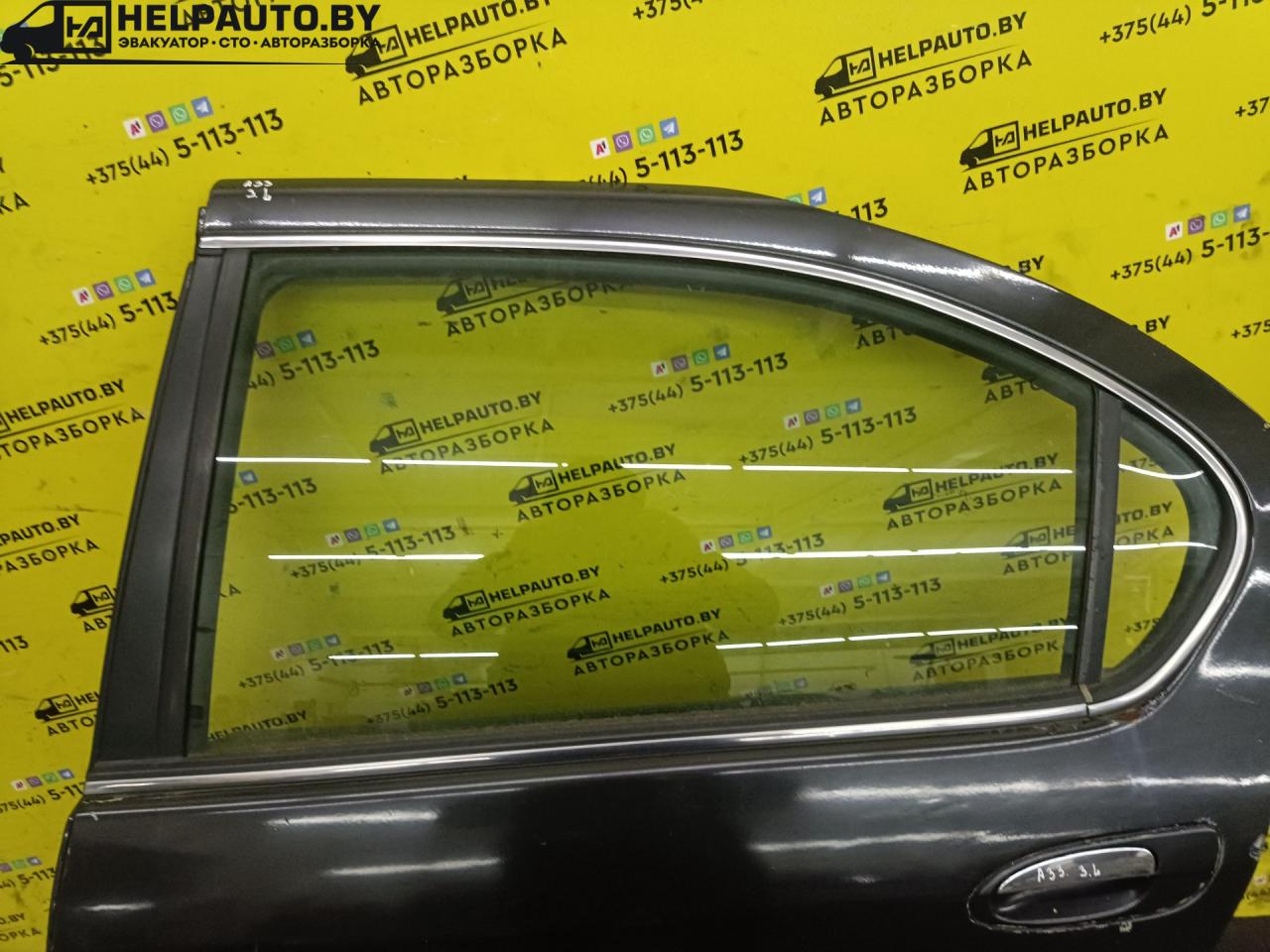 стекло двери задней левой Nissan Maxima A33 2003, 2.0 л., i, бензин, АКПП, седан, передний привод, VQ20DE - фото №1