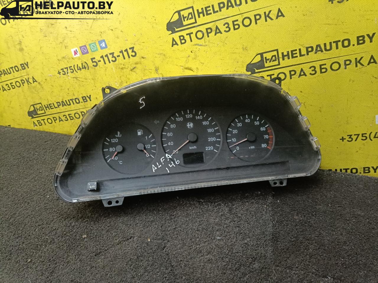 щиток приборов (приборная панель) Alfa Romeo 146 1 поколение 1996, 1.4 л., i, бензин, МКПП, хетчбэк 5 дв., передний привод - фото №1