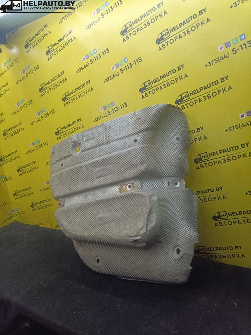 тепловой экран глушителя Ford Mondeo 3 поколение 2001, 1.8 л., i, CHBA, бензин, МКПП, серебристый, седан, передний привод - фото №1