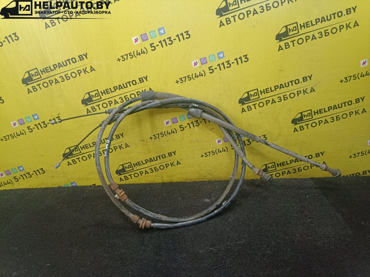 трос ручника Ford Mondeo 3 поколение 2001, 1.8 л., i, CHBA, бензин, МКПП, серебристый, седан, передний привод - фото №1