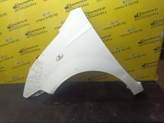 крыло переднее левое Chevrolet Matiz 2 поколение [рестайлинг] 2009, 1.0 л., бензин, МКПП, белый, хетчбэк 5 дв.