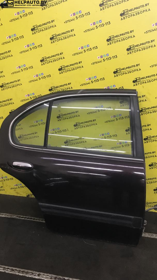 дверь задняя правая Nissan Maxima A32 2000, 3.0 л., VQ30DE, бензин, МКПП, бордовый, седан - фото №1