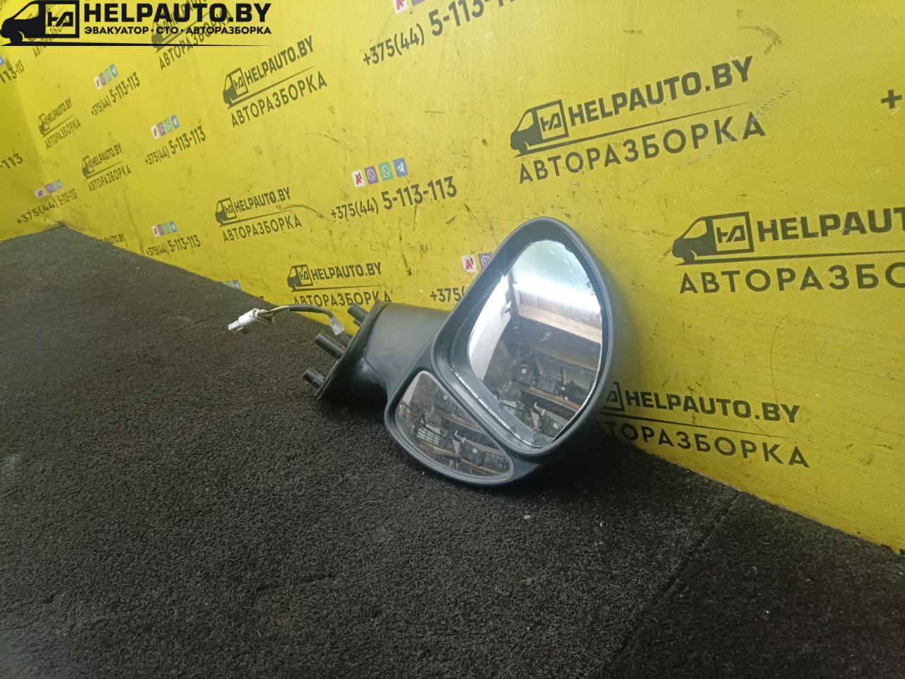 зеркало наружное правое Fiat Multipla 1 поколение 1999, 1.6 л., бензин, МКПП, голубой, минивэн - фото №1