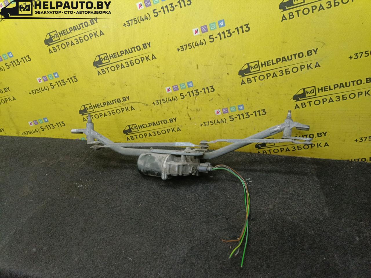 механизм стеклоочистителя (трапеция дворников) Audi A6 4B/C5 1999, 2.5 л., дизель, АКПП, зеленый, универсал - фото №1