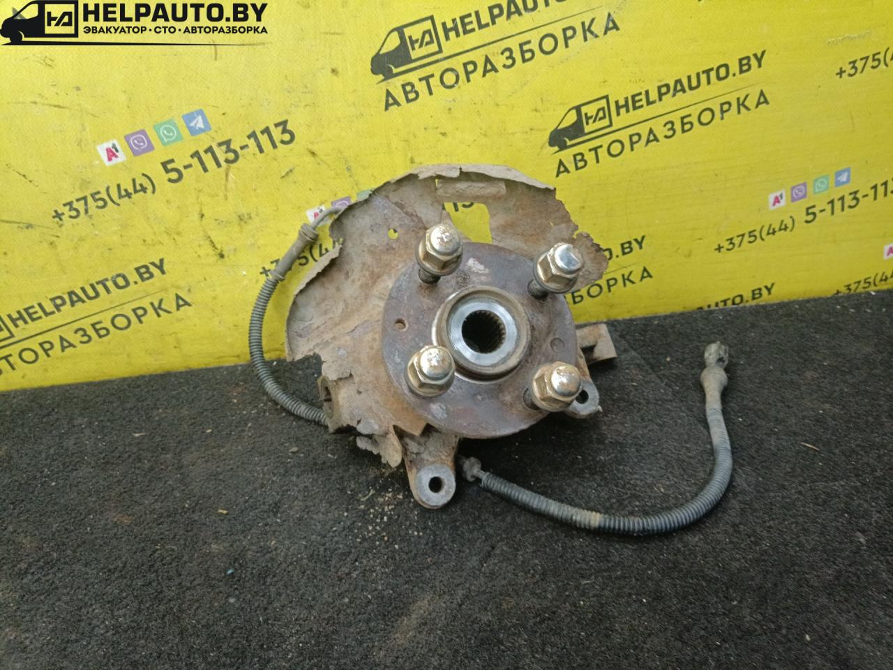 ступица передняя правая Kia Shuma 1 поколение 1999, 1.5 л., BFD, бензин, МКПП, зеленый, хетчбэк 5 дв., передний привод - фото №1