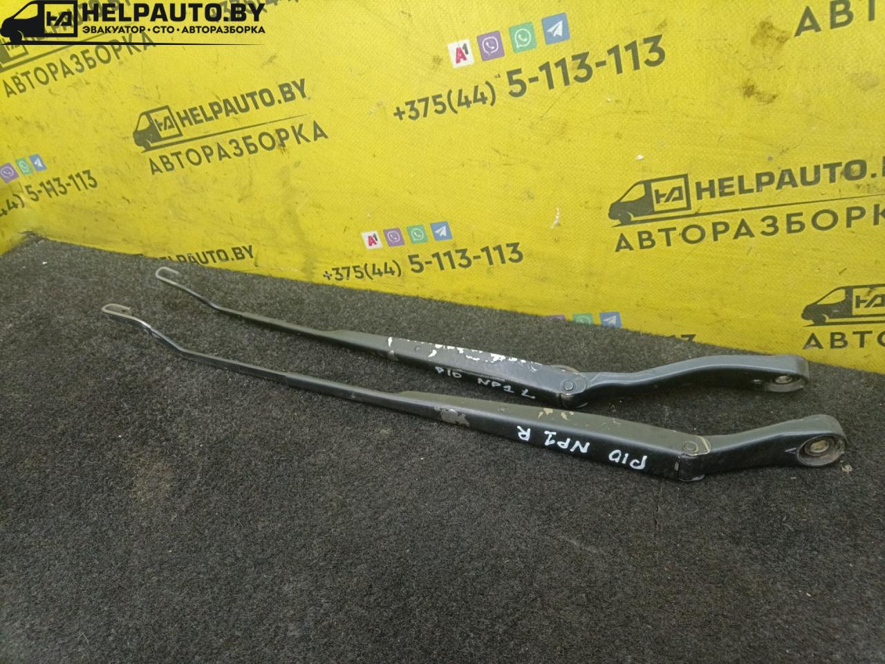 щеткодержатель (поводок стеклоочистителя, дворник) Nissan Primera P10 1996, 1.6 л., GA16DE, бензин, МКПП, бордовый, универсал - фото №1