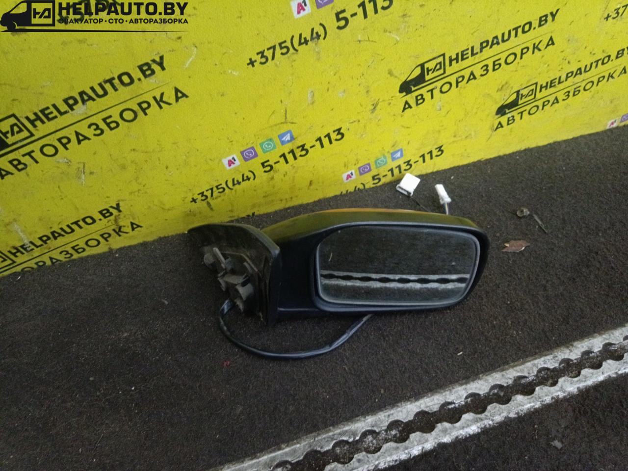 зеркало наружное правое Nissan Primera P10 1996, 1.6 л., GA16DE, бензин, МКПП, бордовый, универсал - фото №1