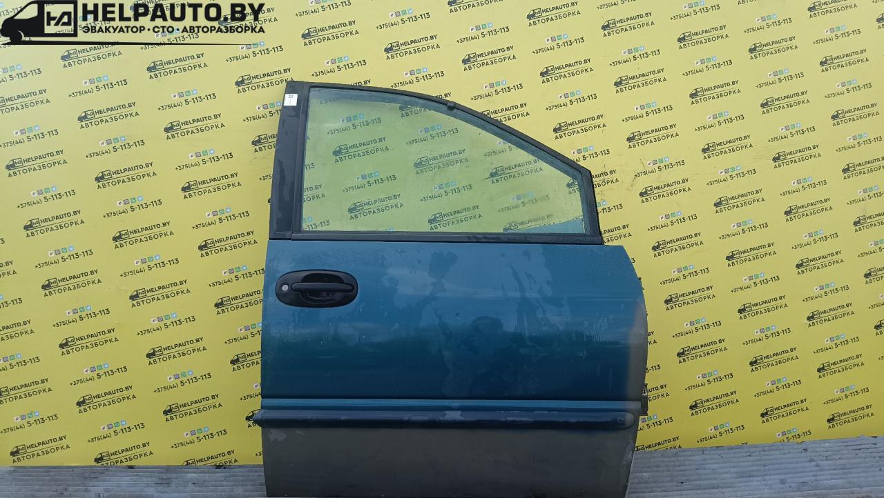 дверь передняя правая Chrysler Voyager 3 поколение 1998, 2.4 л., EDZ, бензин, МКПП, зеленый, минивэн, передний привод - фото №1