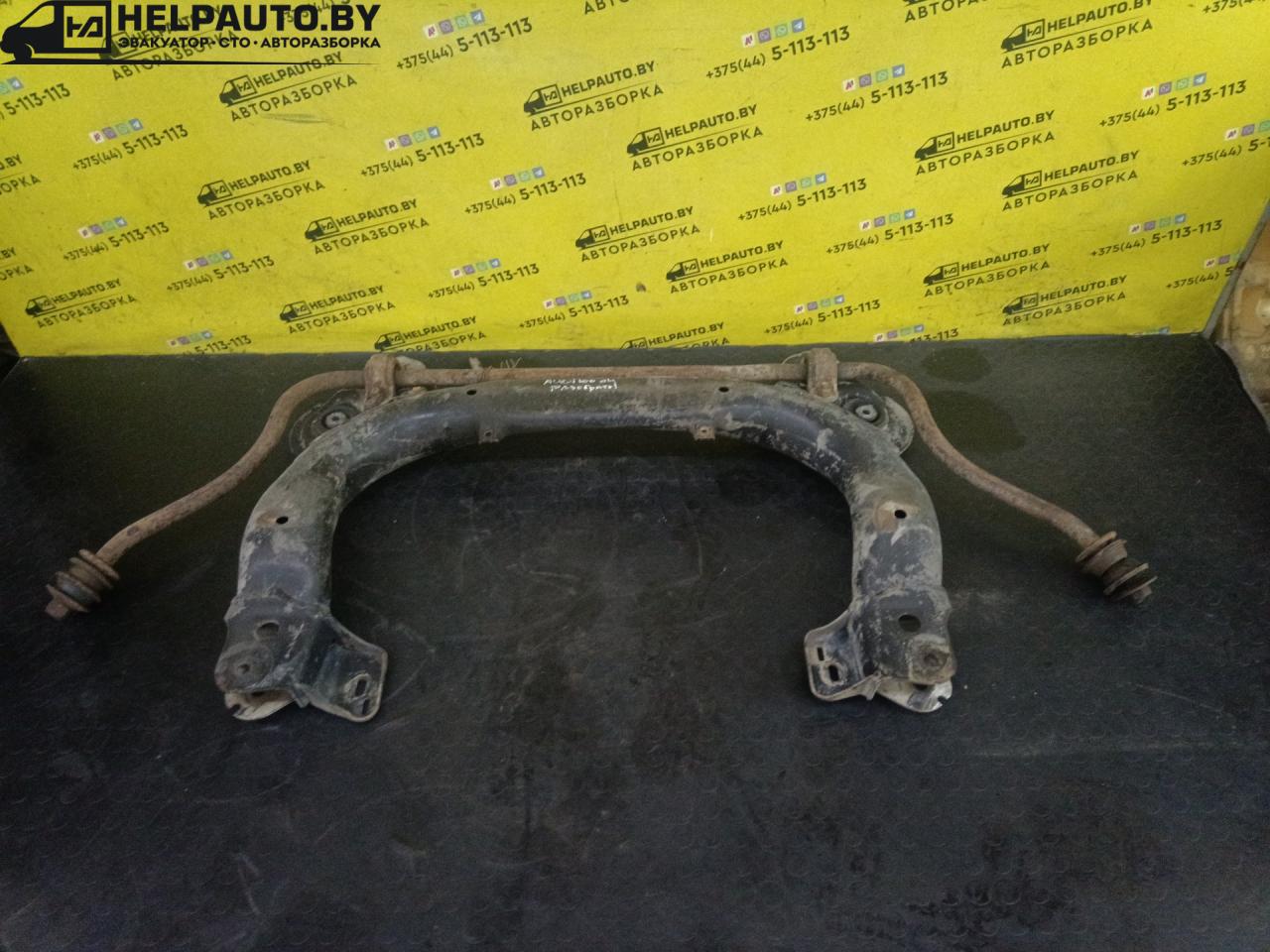 балка подвески передняя (подрамник) Audi 100 4A/C4 1992, 2.3 л., NF, бензин, МКПП, синий, седан - фото №1