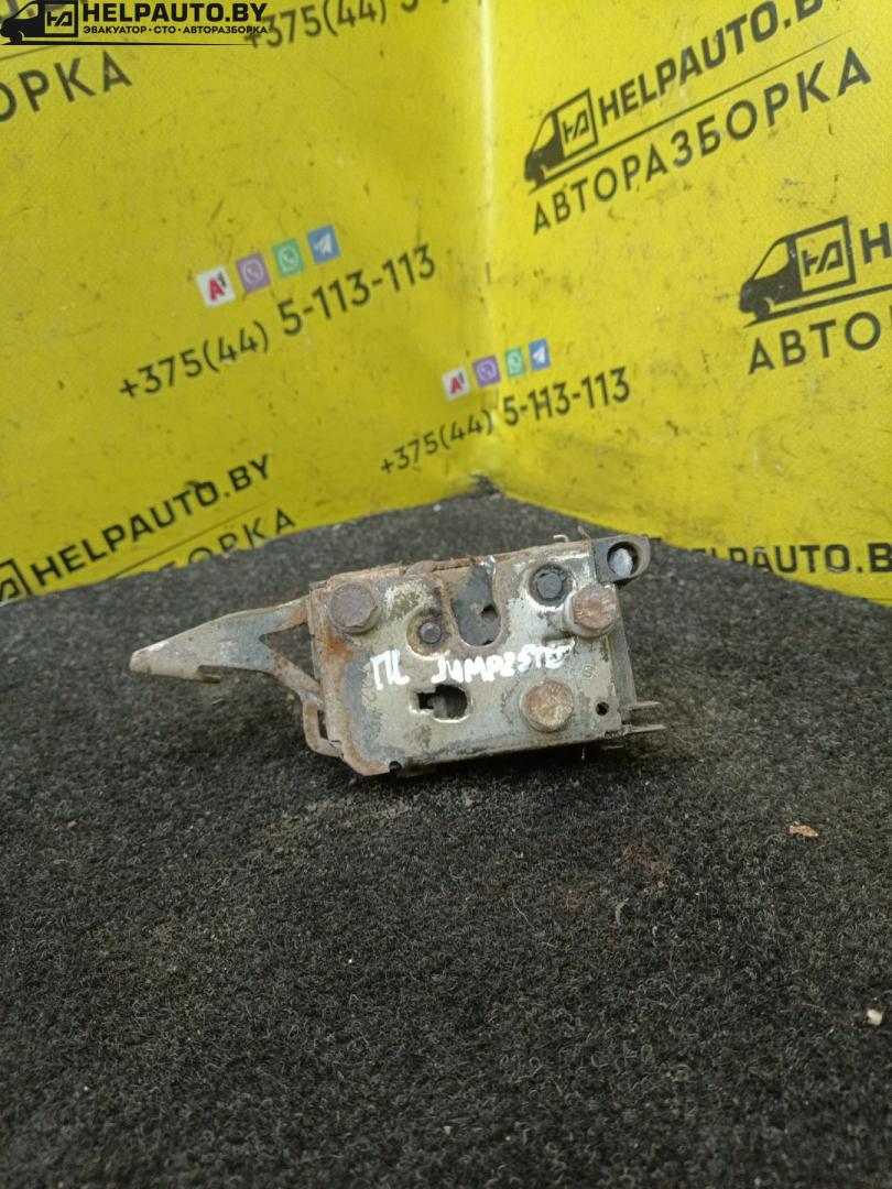 замок двери передней левой Citroen Jumper 1 поколение 1998, 2.5 л., THX (DJ5TED), дизель, МКПП, белый, микроавтобус - фото №1