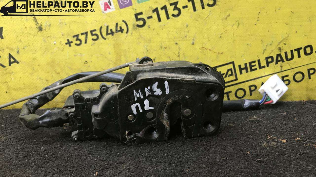 замок двери передней левой Mazda Xedos 6 1 поколение 1997, 1.6 л., бензин, МКПП, бордовый, седан - фото №1
