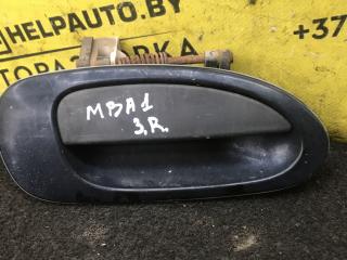 ручка наружная задняя правая Mazda 323F BA 1996, 1.8 л., BP, бензин, МКПП, серебристый, хетчбэк 5 дв.