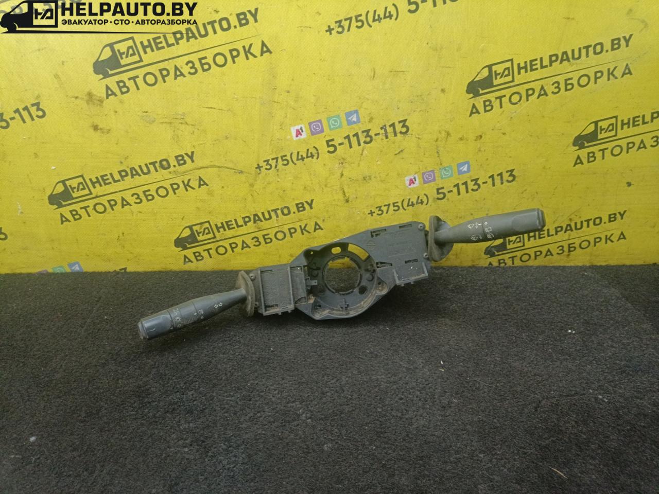 переключатель подрулевой (стрекоза) Citroen Berlingo 1 поколение (M49) 2001, 1.4 л., бензин, МКПП, синий, минивэн - фото №1