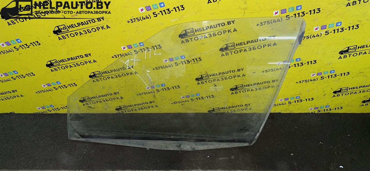 стекло двери передней левой Citroen ZX 1 поколение 1995, 1.4 л., бензин, МКПП, белый, хетчбэк 5 дв. - фото №1