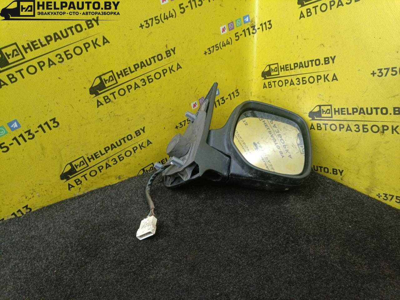 зеркало наружное правое Citroen Berlingo 1 поколение (M49) 2001, 1.4 л., бензин, МКПП, синий, минивэн - фото №1