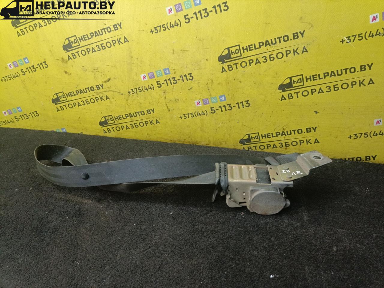 ремень безопасности Citroen ZX 1 поколение 1995, 1.4 л., бензин, МКПП, белый, хетчбэк 5 дв. - фото №1