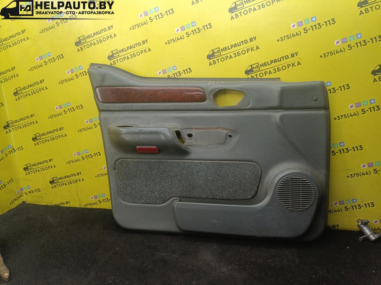 обшивка двери передняя левая SsangYong Musso 1 поколение 1997, 2.9 л., MB-OM 662, дизель, АКПП, зеленый, внедорожник 5 дв. - фото №1