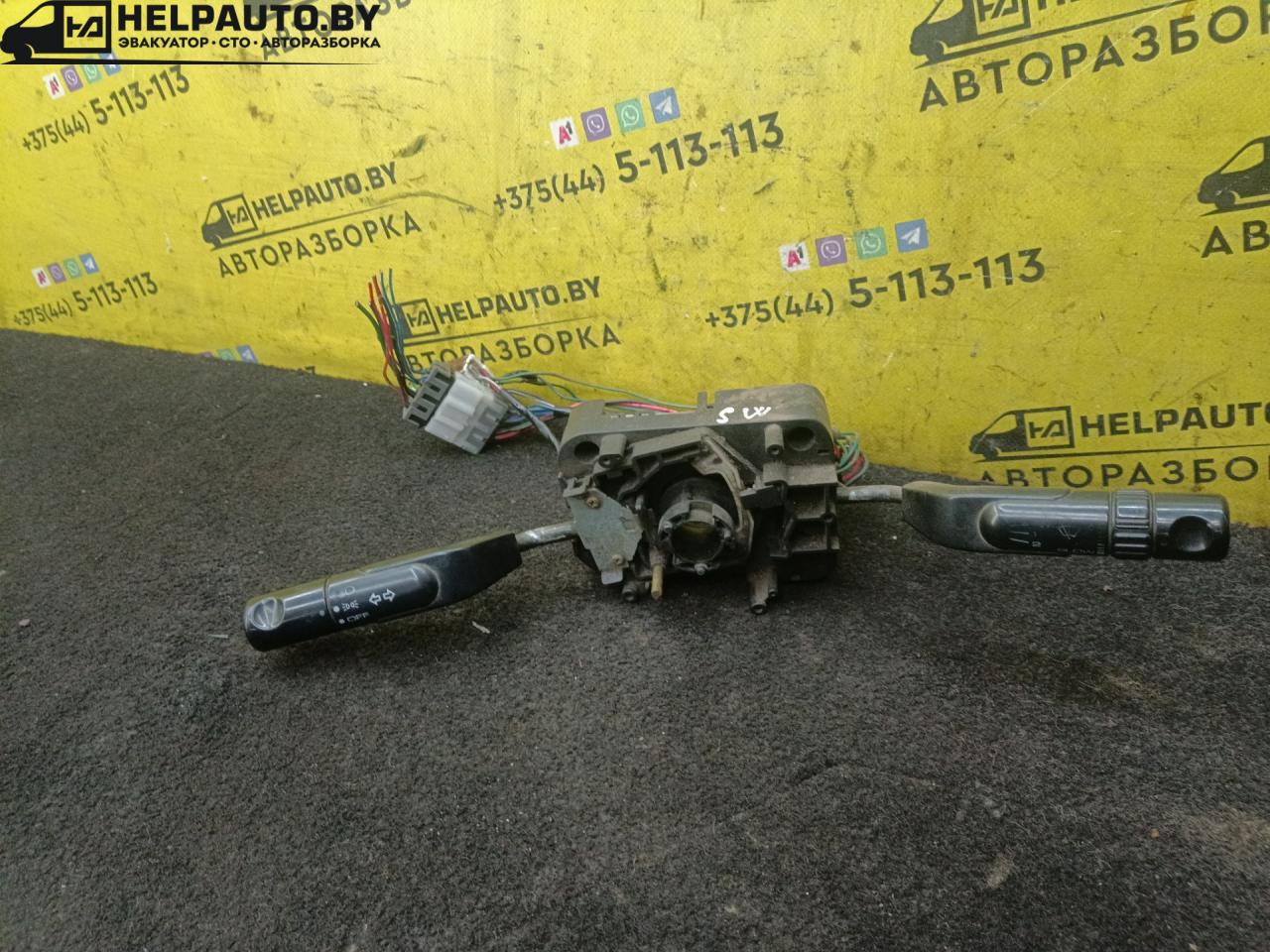 переключатель подрулевой (стрекоза) Mitsubishi Space Wagon 2 поколение (Typ N30/N40) 1994, 2.0 л., 4D68 T, дизель, МКПП, серый, минивэн - фото №1