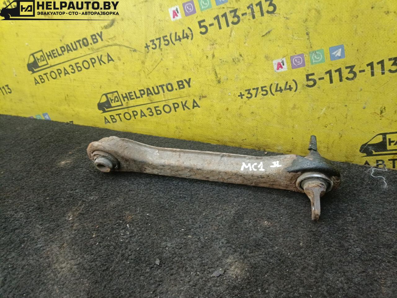 рычаг задний левый Mitsubishi Carisma 1 поколение 1997, 1.9 л., F8QT, дизель, МКПП, зеленый, хетчбэк 5 дв. - фото №1